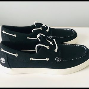 Timberland Canvas boat shoes